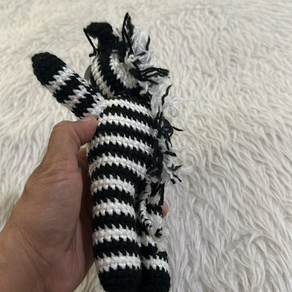 Handmade zebra from ukuthunga small zebra plush toy new - Picture 5 of 6